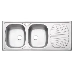 Fregadero de empotrar 116x50 escurridor derecho Tramontina