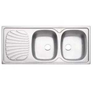 Fregadero de empotrar 116x50 escurridor izquierdo Tramontina