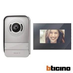 Kit de videointerfón manos libres con pantalla a color de 7" 317011 Bticino