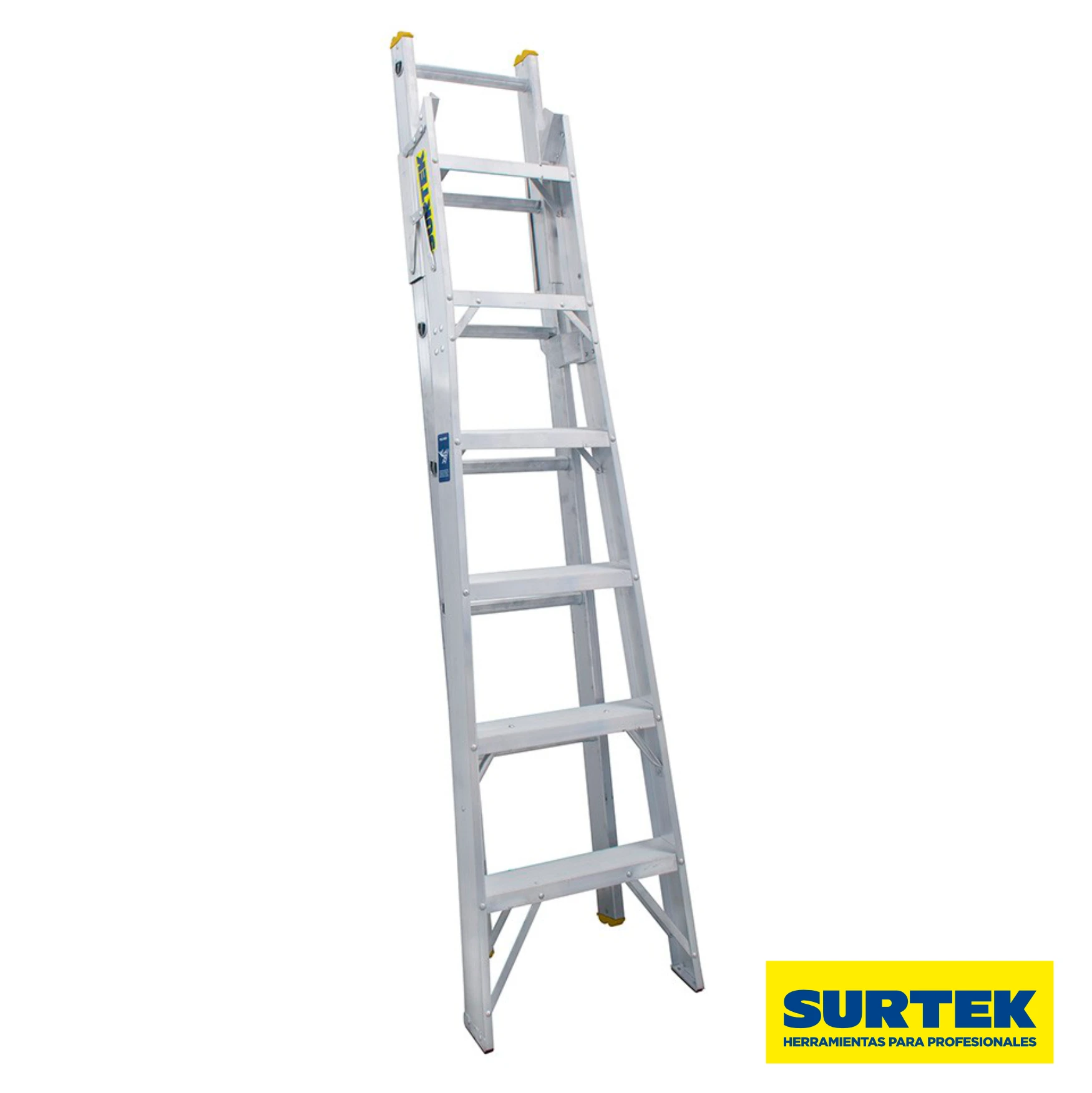 Escalera de aluminio convertible de 13 escalones EC13 Surtek