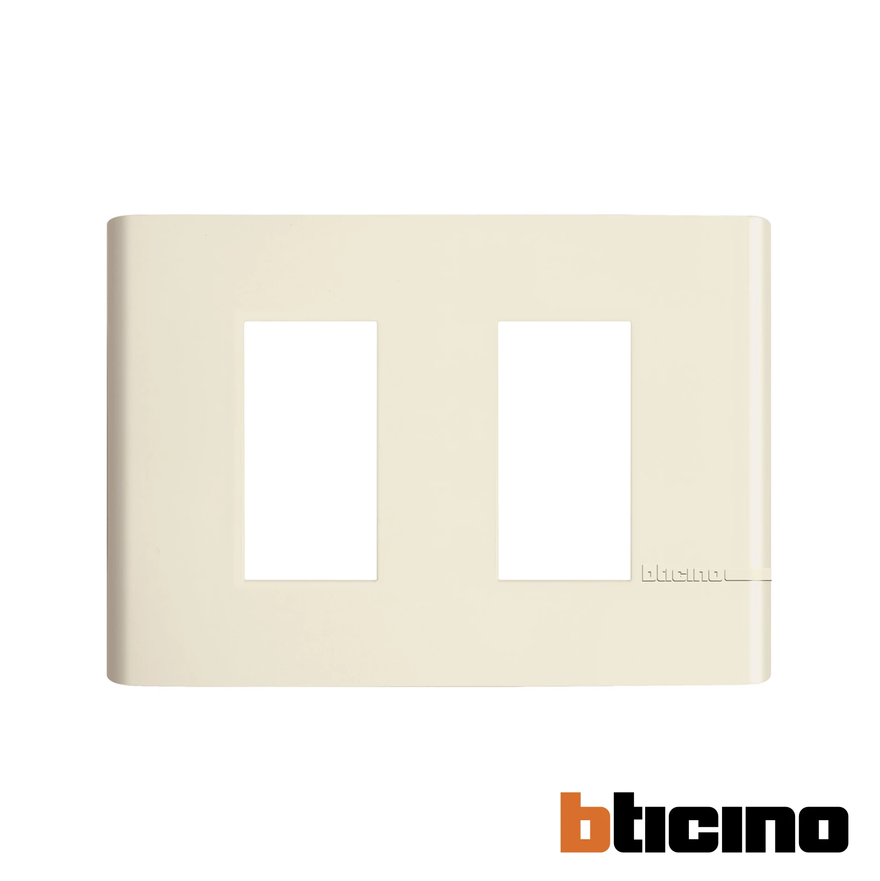 Placa marfil de 2 modulos Modus Pro Bticino