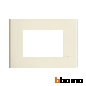 Placa marfil de 3 módulos Modus Pro Bticino