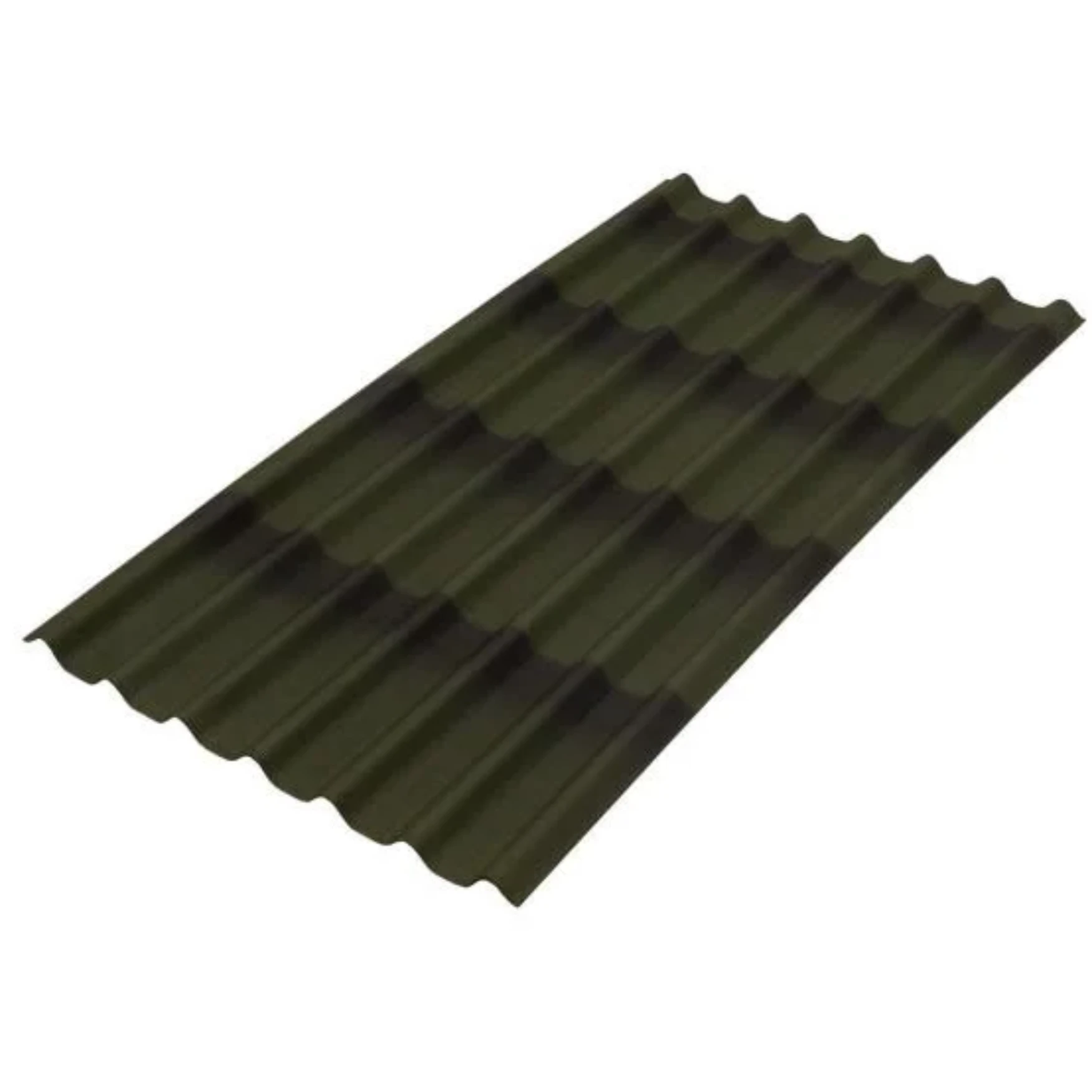 Lámina Tile 3D verde Onduline