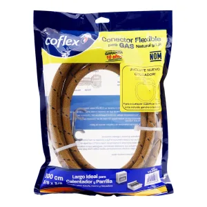 Manguera flexible para gas de 3/8 x 3/8 de 300 cm Coflex