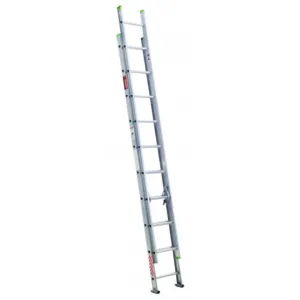 Escalera de aluminio tipo extensión de 16 escalones 112316 Peldaños