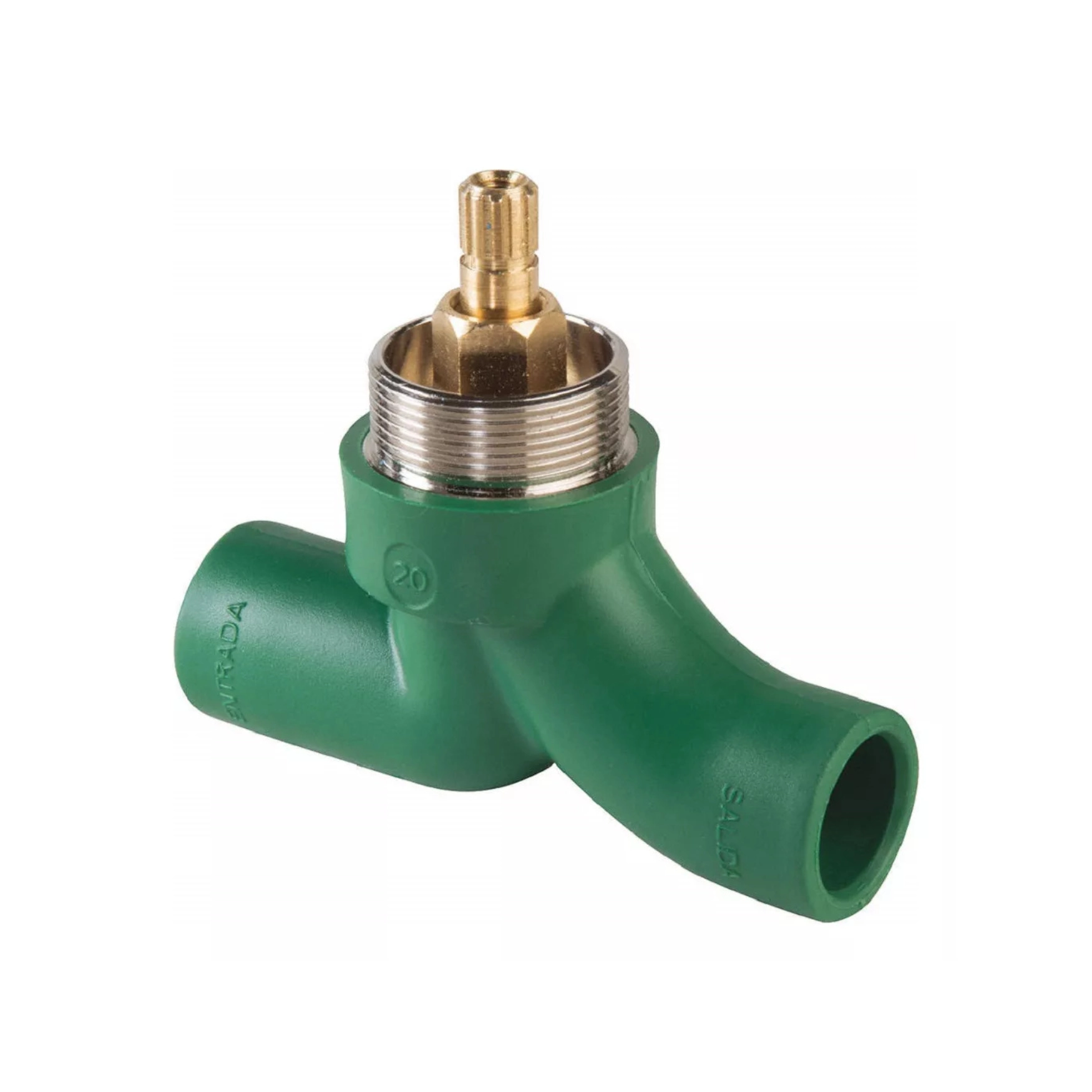 Llave para empotrar Tuboplus Rotoplas 20 mm para regadera