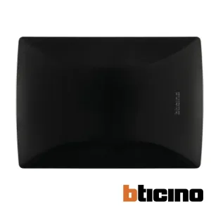 Placa ciega negro Quinziño MX QZ4803M0NR Bticino