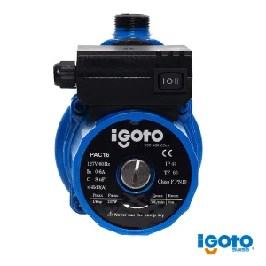 Presurizador automático 1/6 hp PAC16 Igoto