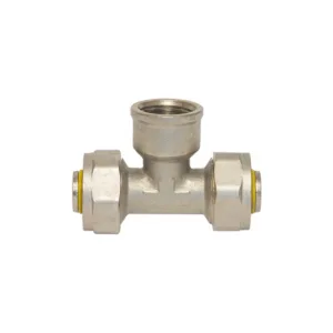 Tee hembra 3/8" X3/8" X1/2" FNPT CG-TH001 Coflex
