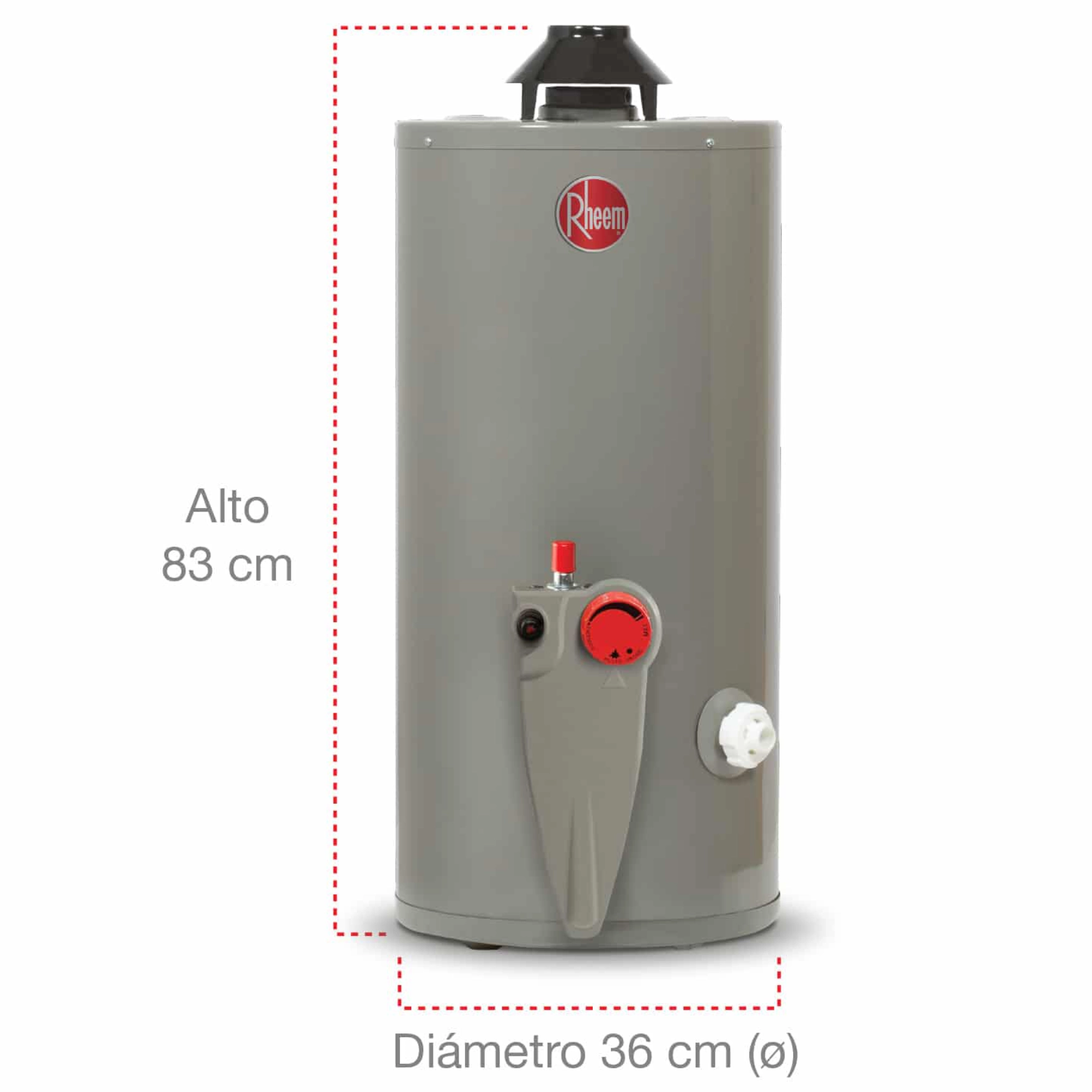 Calentador de depósito de 38 litros 29V10S Rheem Calentador de depósito de 38 litros 29V10S Rheem