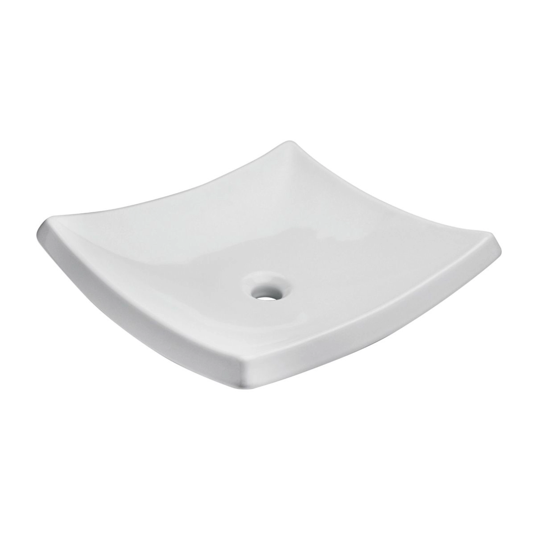 Lavabo de sobreponer Trazzo blanco Helvex