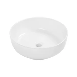 Lavabo ovalín Dica LV.4302.01 de sobreponer 41 cm cerámica blanca