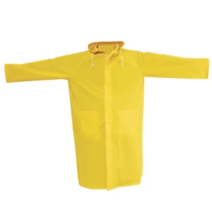 Gabardina impermeable talla chica con capucha 0.35 mm PVC Surtek 137521