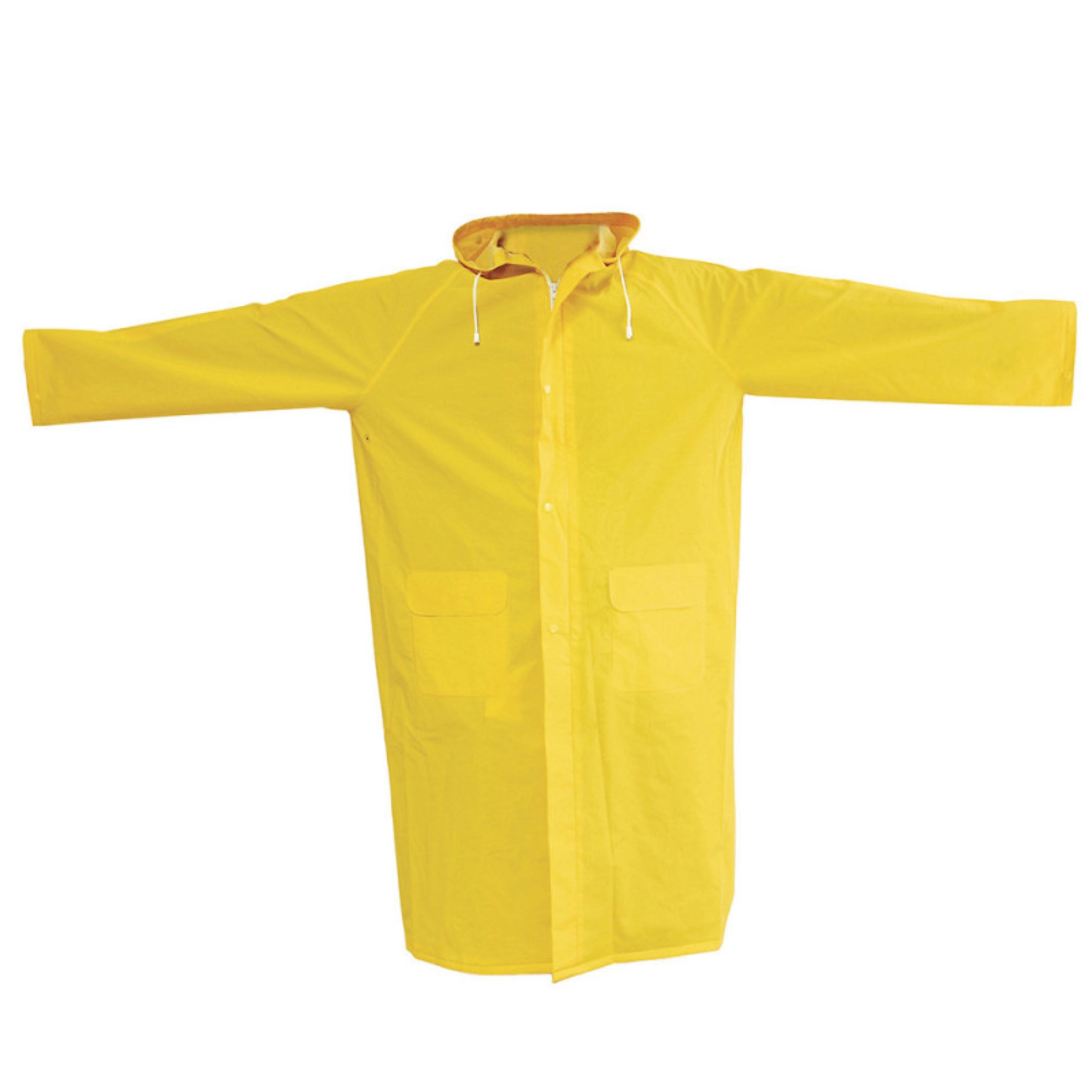 Gabardina impermeable talla mediana con capucha 0.35 mm PVC Surtek 137522