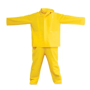 Impermeable 2 piezas talla extragrande con capucha PVC 0.35 mm Surtek 137528