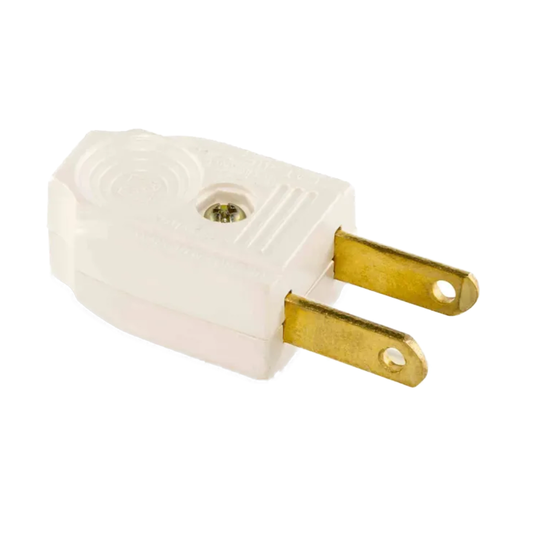 Clavija tipo plancha 127 V 15 A marfil cuerpo ABS – 415-M IUSA