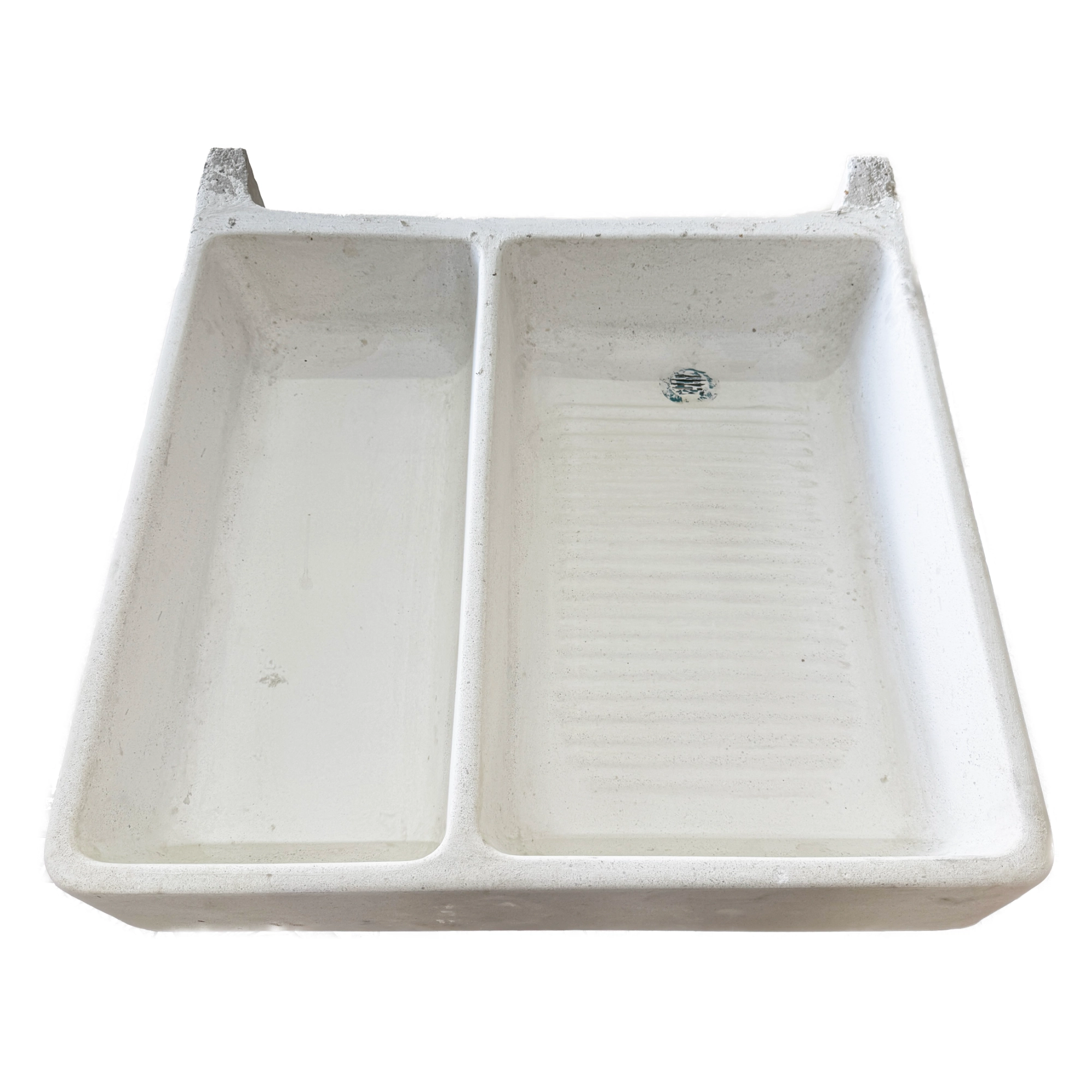 Lavadero doble de granito 60 x 50 cm blanco (copia)