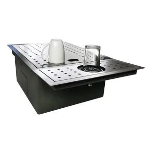 Tarja de empotrar negra 76 x 46 cm con accesorios – Casandra Axcent