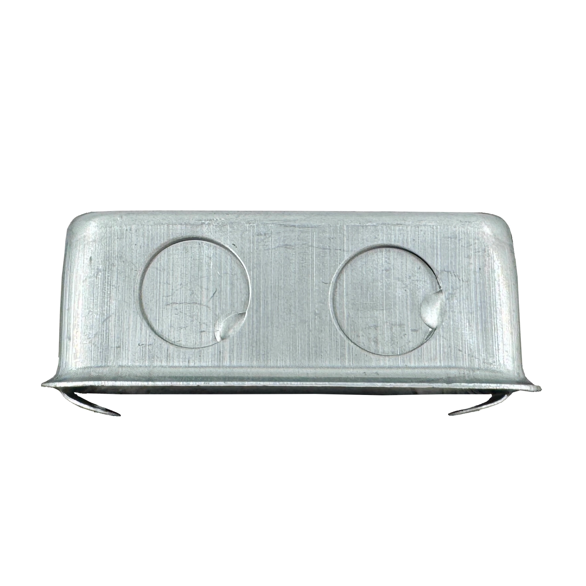 Chalupa galvanizada rectangular 1:2 pulgada 2 Ferretería Onofre Chalupa galvanizada rectangular 1/2 pulgada