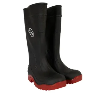Bota industrial impermeable de PVC talla 25 para trabajo pesado IUSA 664365