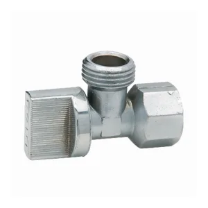 Llave angular 1/4 de vuelta 1/2″ cromo 3401CV - Dica