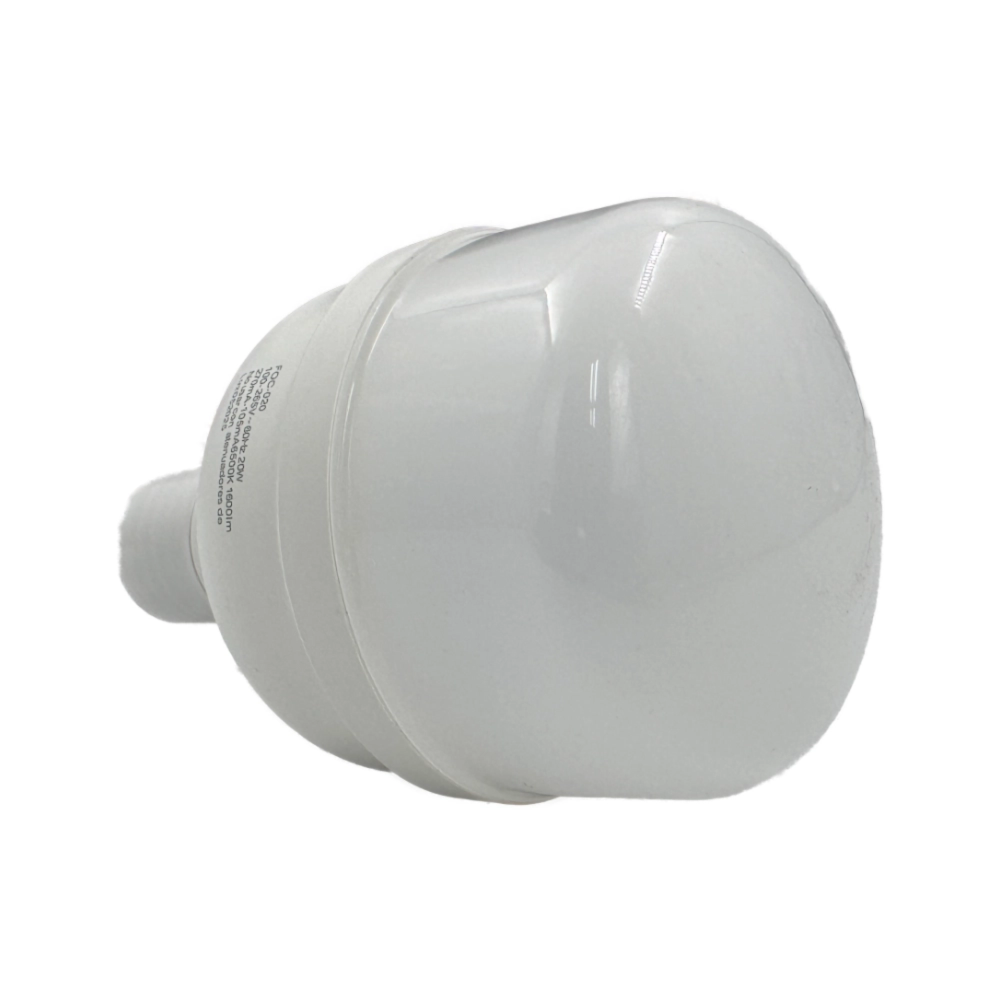 Foco LED tipo bulbo T 20 W luz blanca 6500 K FOC-020 Kleiman