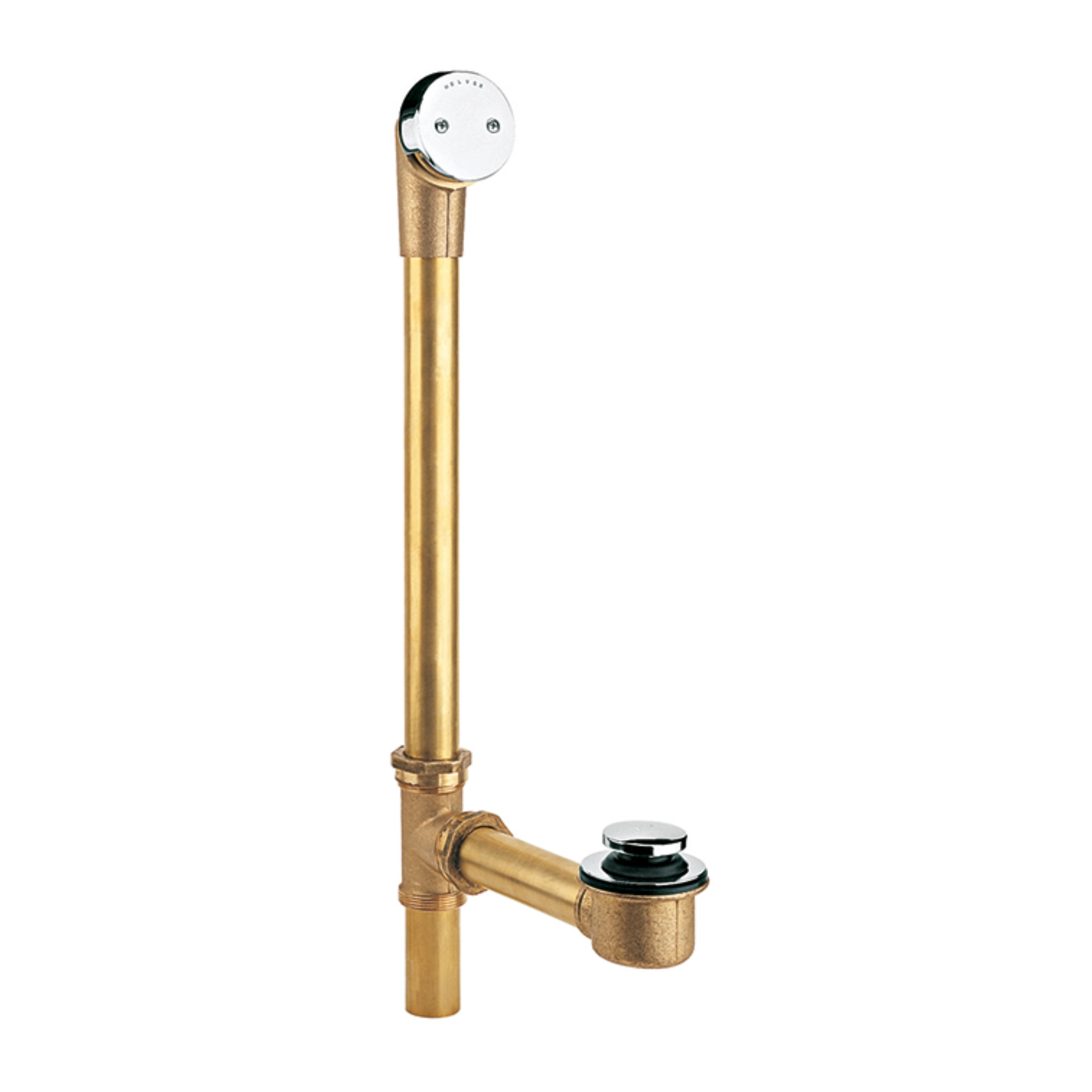 Desagüe para tina con sistema push 38 mm acabado cromo – H-7190 Helvex