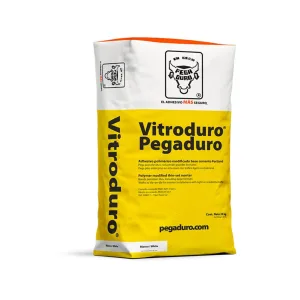 Vitroduro adhesivo blanco para porcelanato 20 kg – Pegaduro