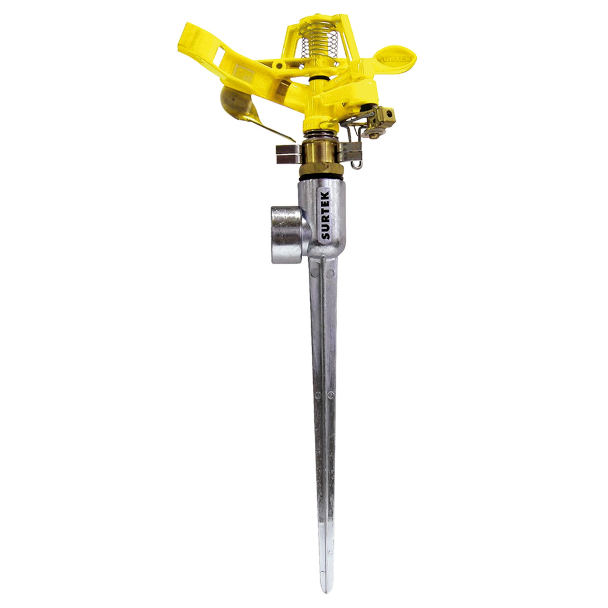 Aspersor metálico de impacto 3/4” con estaca – 130318 Surtek