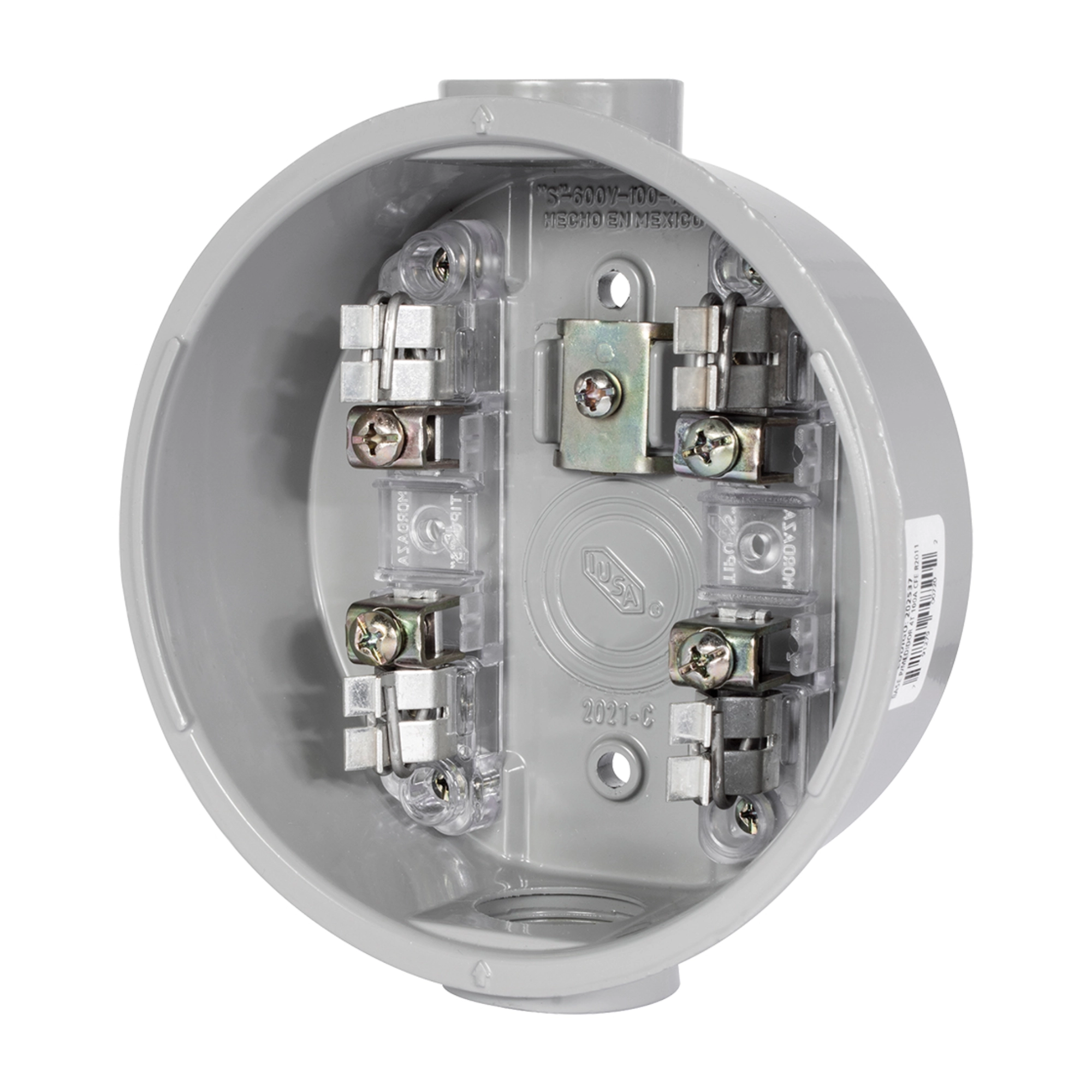 Base Redonda para medidor monofásico 100 A 202537 IUSA