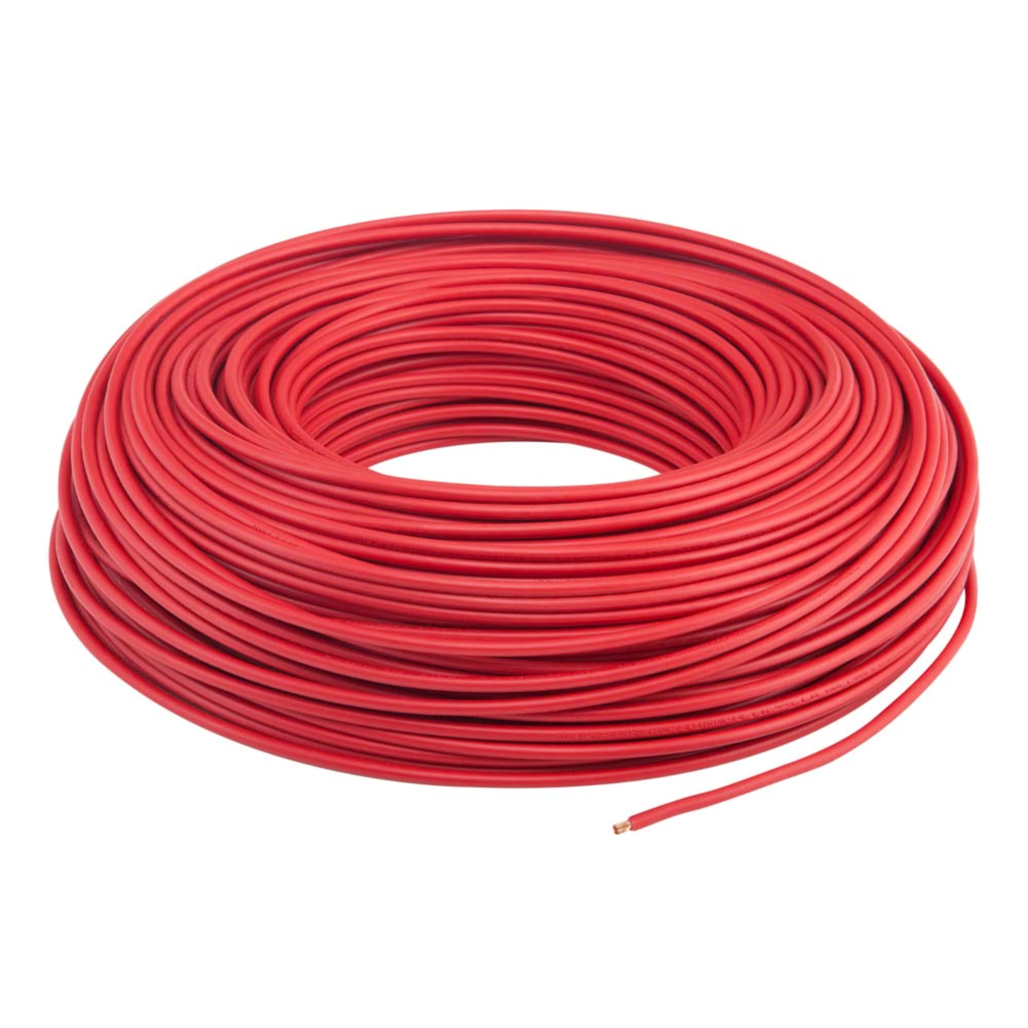 Cable de cobre THHW-LS 14 AWG rojo 100 m IUSA 399320