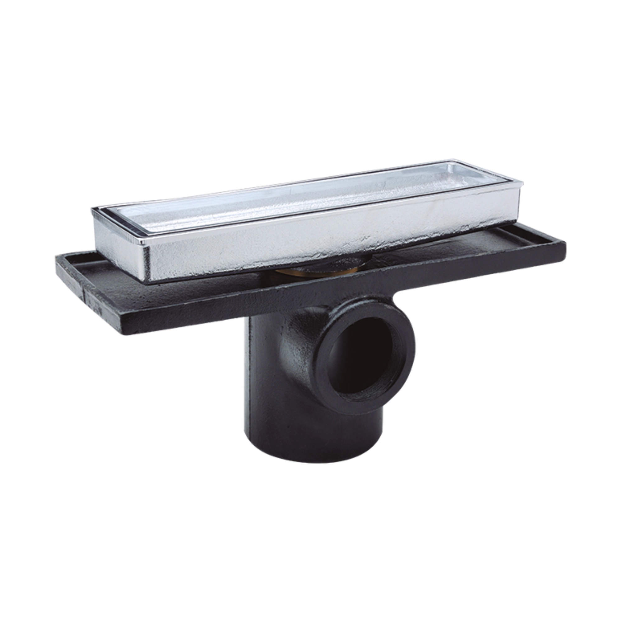 Coladera rectangular para inserto cerámico 30 cm con sello hidráulico - 24-RHLI Helvex - Ferretería Onofre Coladera rectangular para inserto cerámico 30 cm con sello hidráulico - 24-RHLI Helvex