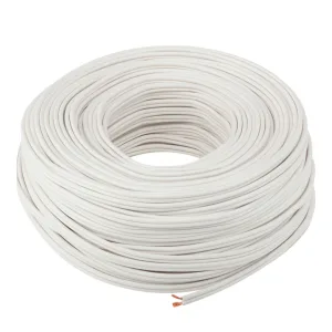 Cordón SPT calibre 16 AWG blanco por metro IUSA 301710