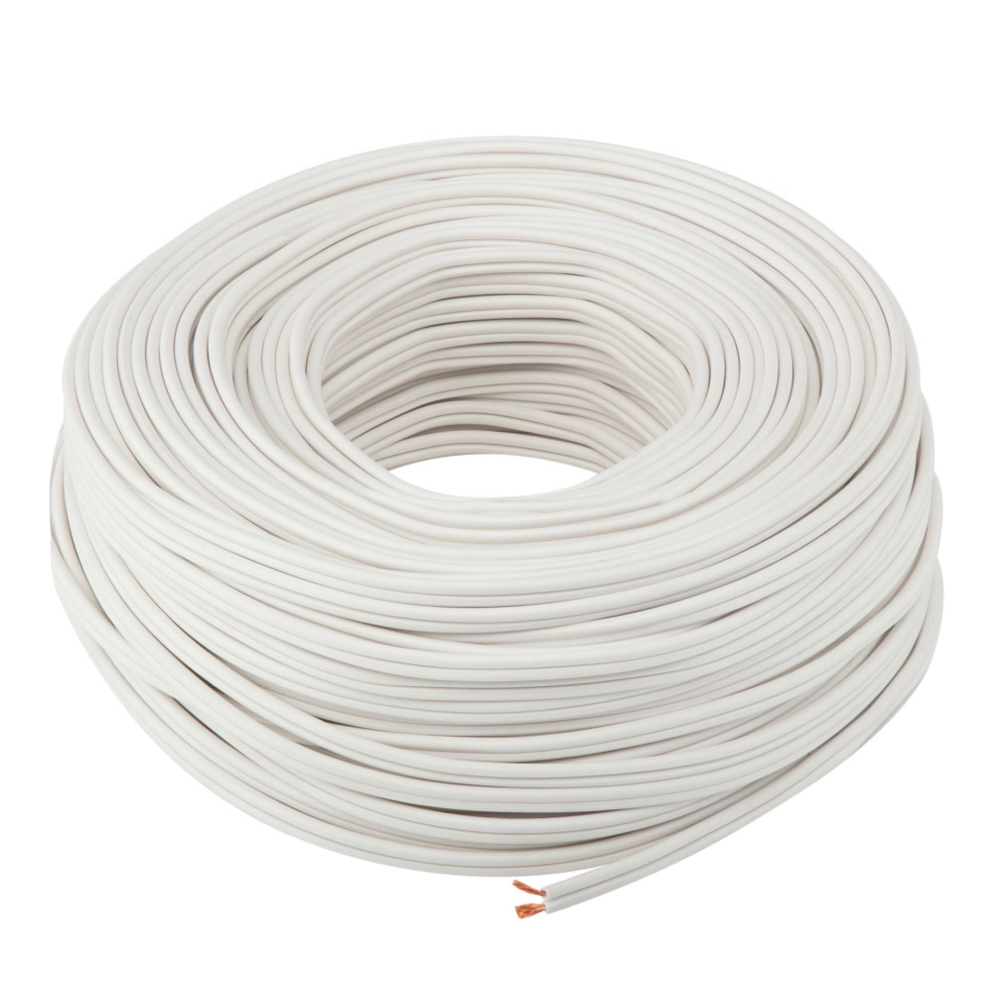 Cordón SPT calibre 16 AWG blanco por metro IUSA 301710 ferreteria onofre Cordón SPT calibre 16 AWG blanco por metro IUSA 301710