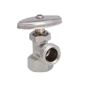 Llave de control angular 1/2” Dica cromo 3401SC