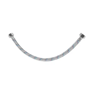 Manguera flexible para lavabo 40 centímetros 1/2 pulgada acero inoxidable 4140AI Dica
