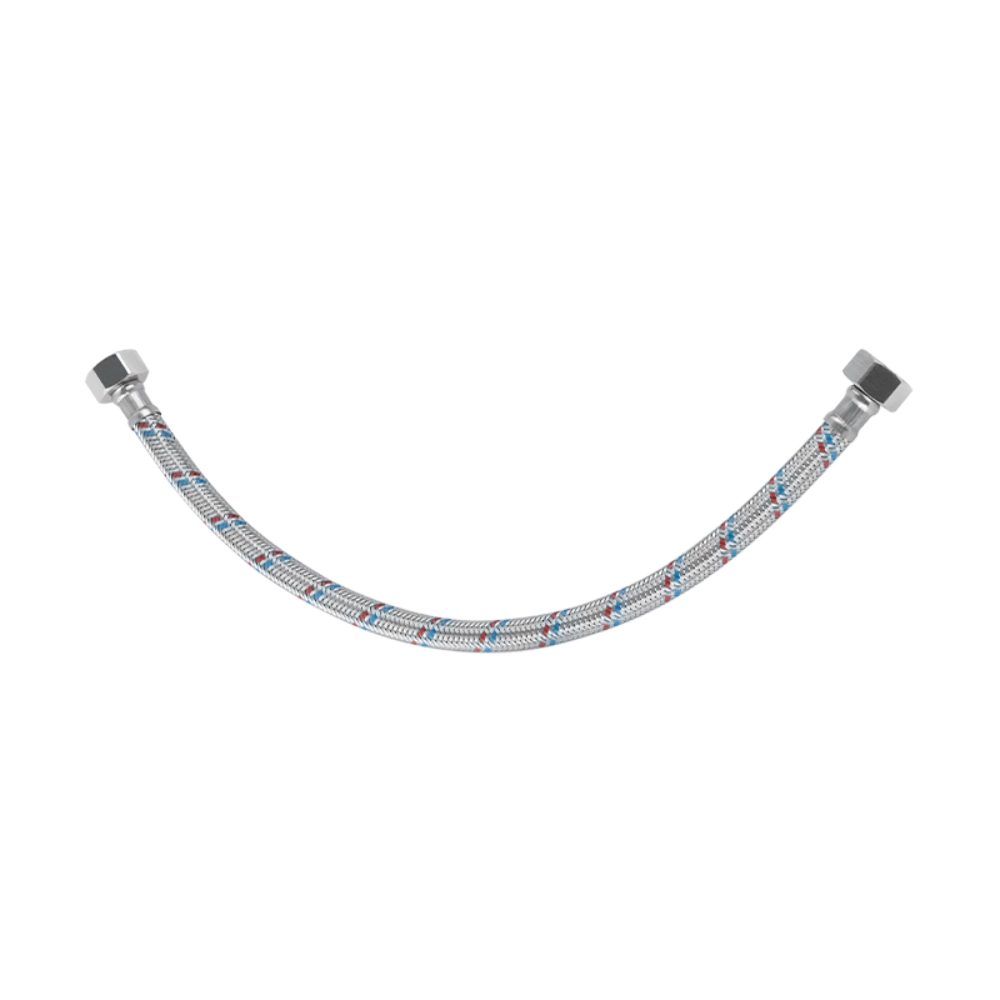 Manguera flexible para lavabo 40 centímetros 1/2 pulgada acero inoxidable 4140AI Dica
