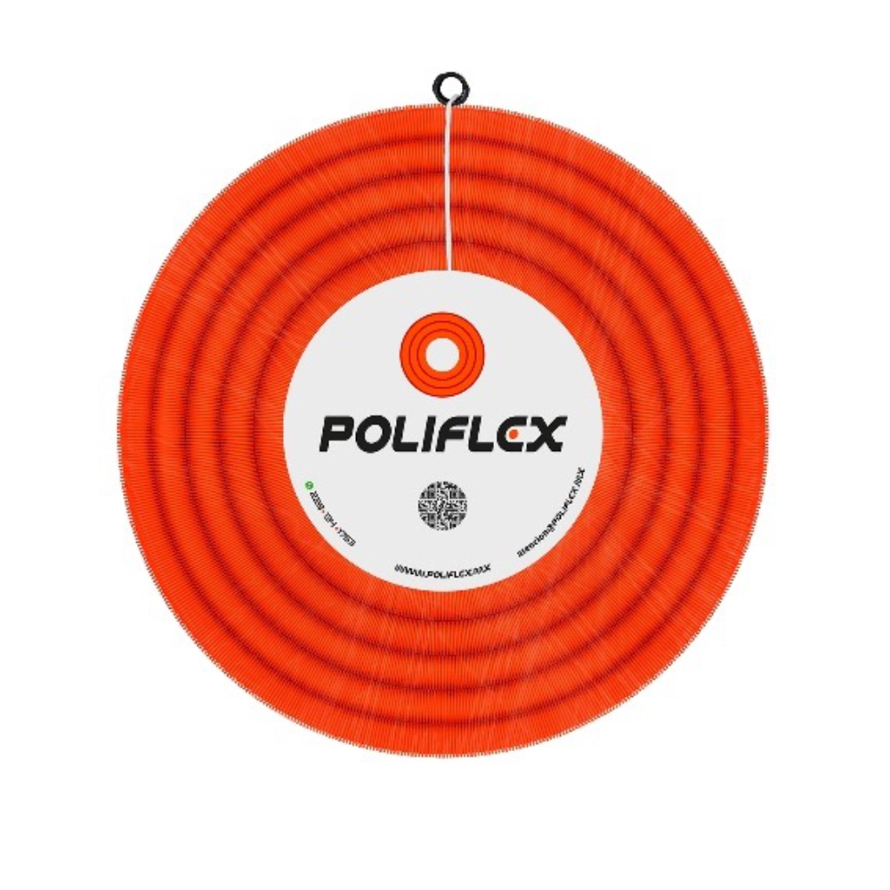 Poliflex naranja 1” sin guía rollo 50 m ferreteria onofre