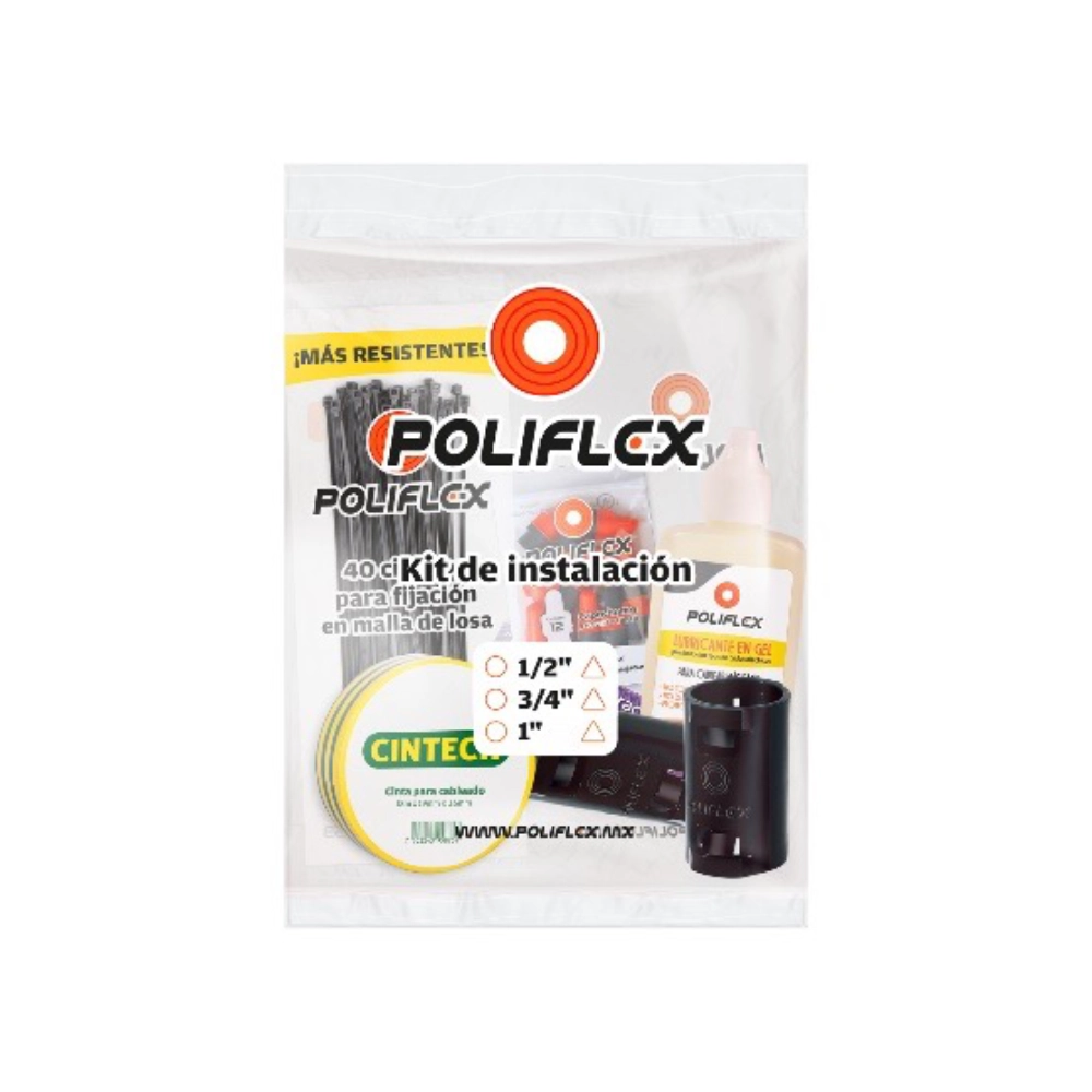 Poliflex naranja 1” sin guía rollo 50 m onofre ferreteria