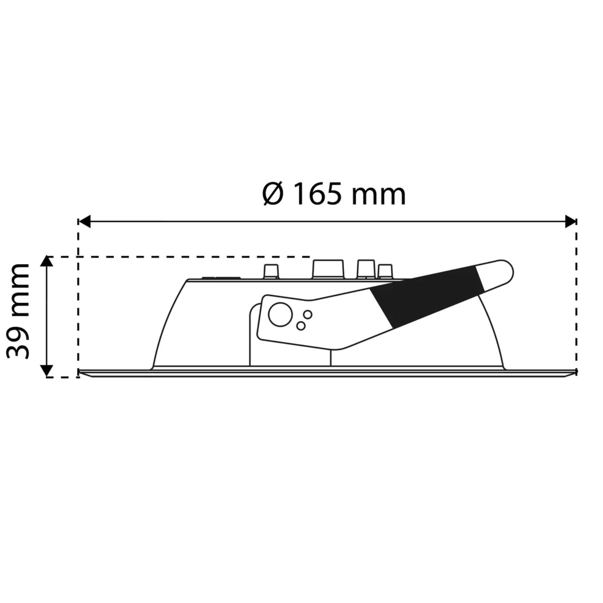 Luminario empotrable LED 16 W PANDORA – Boomer onofre ferretería Luminario empotrable LED PANDORA de Boomer, Ø 167 × 39 mm, IP 44