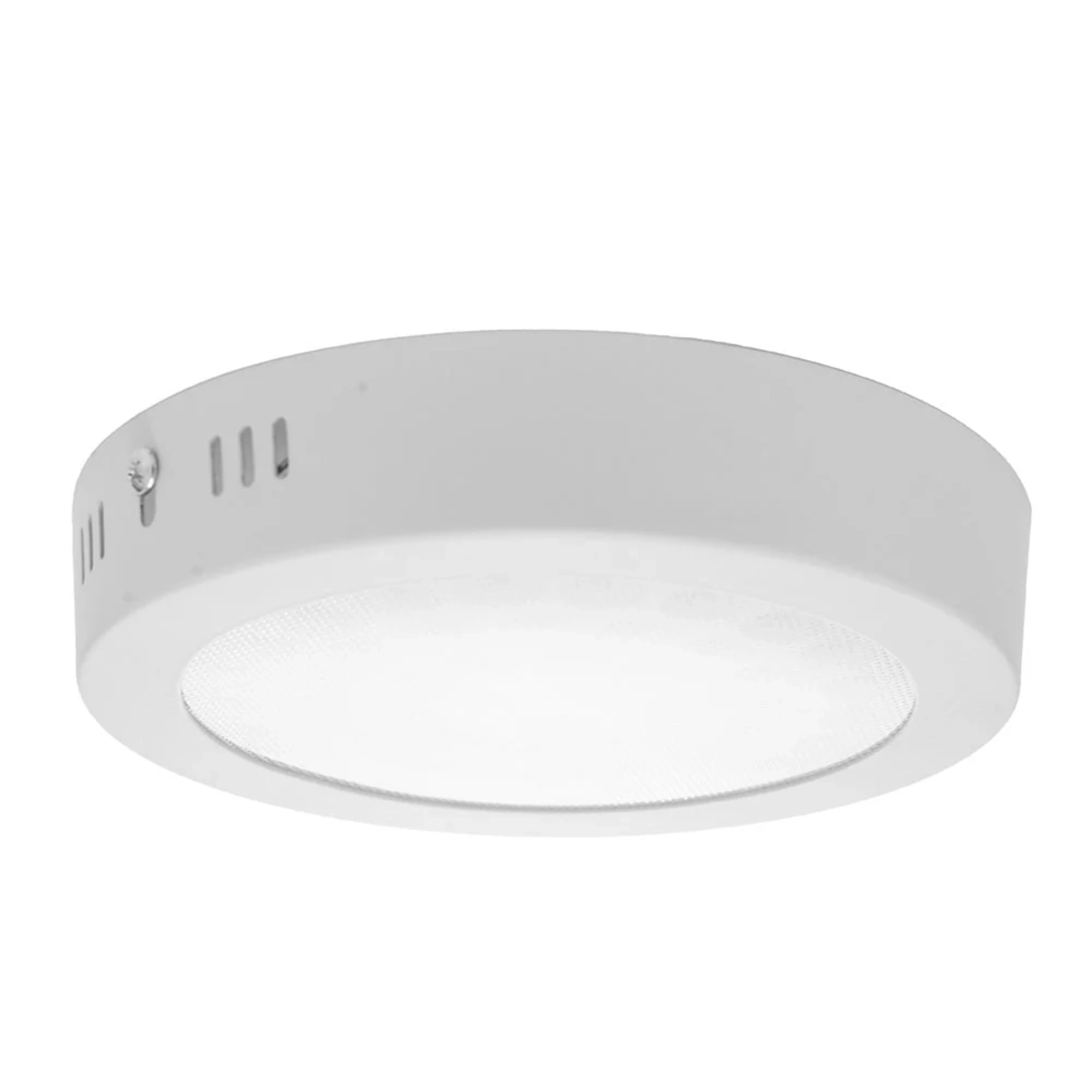 Panel LED de sobreponer MINI PANEL ÓPTICO de Boomer, Ø 118 × 32 mm, IP 20