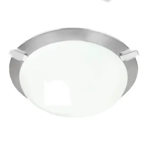 Close-up of a glossy silver circular ring with a white interior, cropped at the edges.