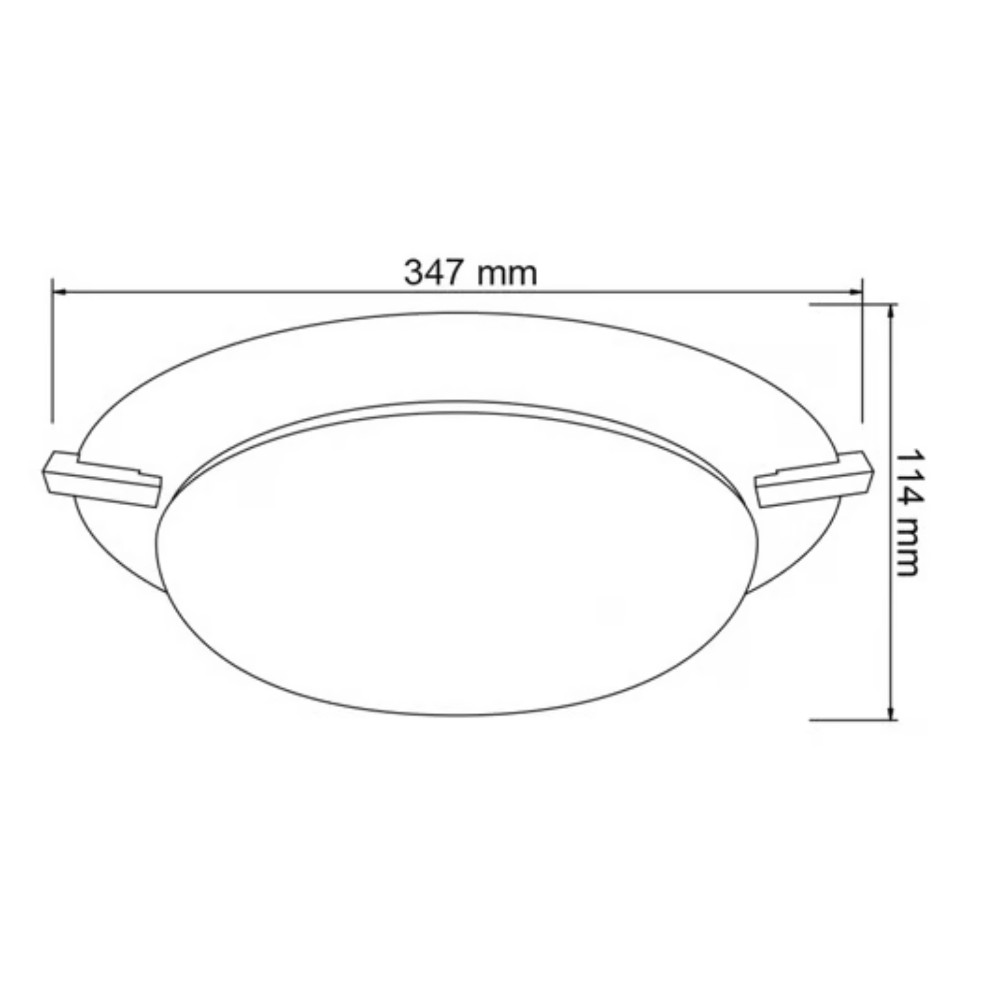 Plafón sobreponer techo satinado 30 W LAZIO – Tecnolite onofre ferretería Plafón sobreponer techo satinado Tecnolite PTL-7050/S LAZIO doble E27