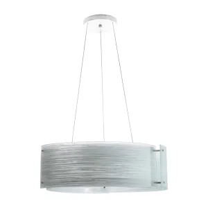 Luminario colgante interior Ø 40 cm x H 120 cm color vidrio esmerilado / cromado marca Maxxi modelo CL1021VD