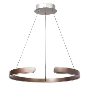 Luminario colgante interior Ø 60 cm x H 8 cm color café marca Maxxi modelo CL1201CFLED3TC